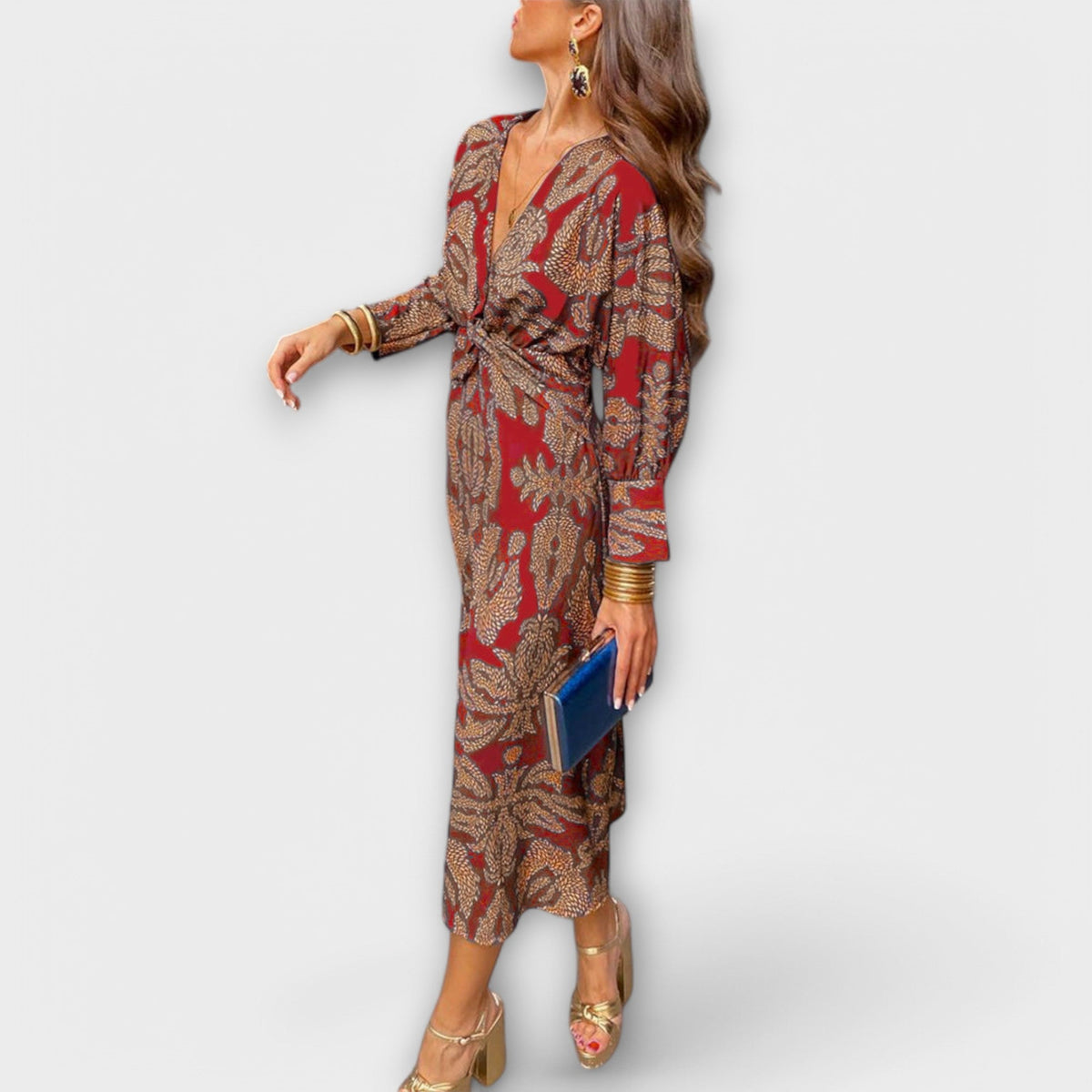 Oriana - Elegant Dress with Long Sleeves