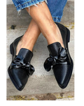 Sloane™ | Polished Bow Loafers
