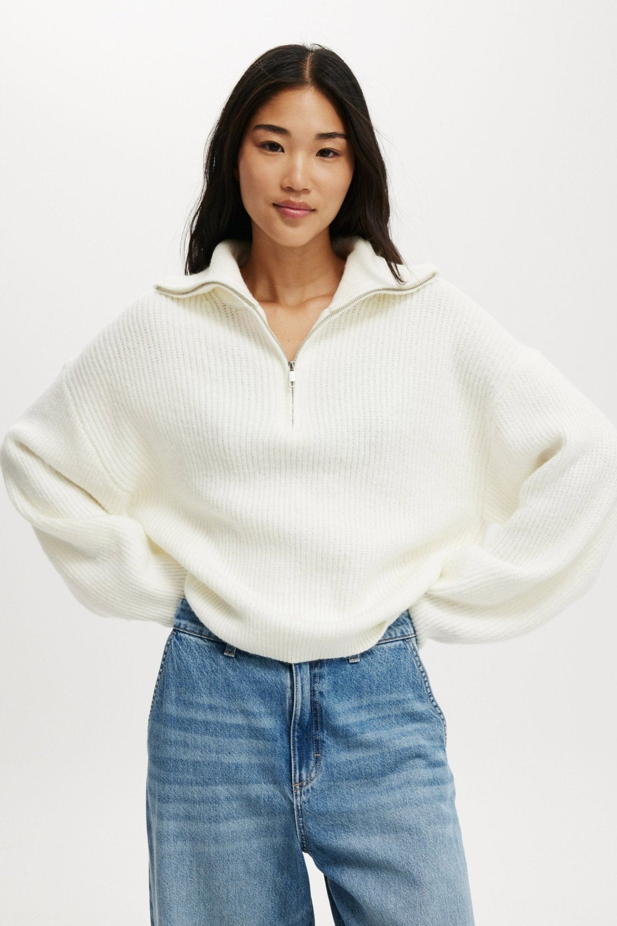 Felicia | Luxe Half Zip Pullover