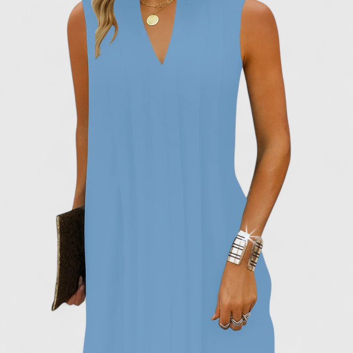 Clarhild™ | Elegant Flattering Dress with V-Neck