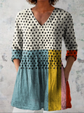 Elowen | Long V-Neck Shirt
