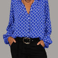 Antonia | Graceful Patterned Long-Sleeve
