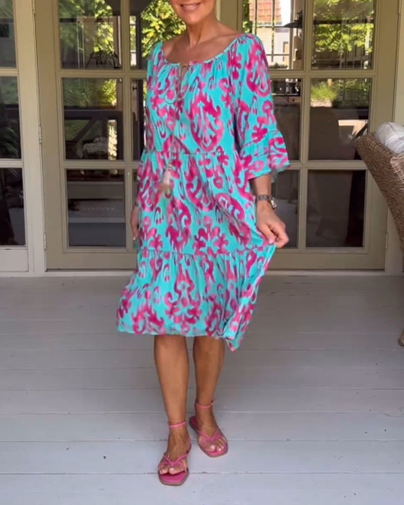 Rica - Relaxed Printed Dress