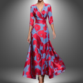 Saffie - Printed Wrap Dress