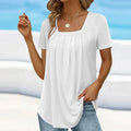 Coral | Pleated Blouse