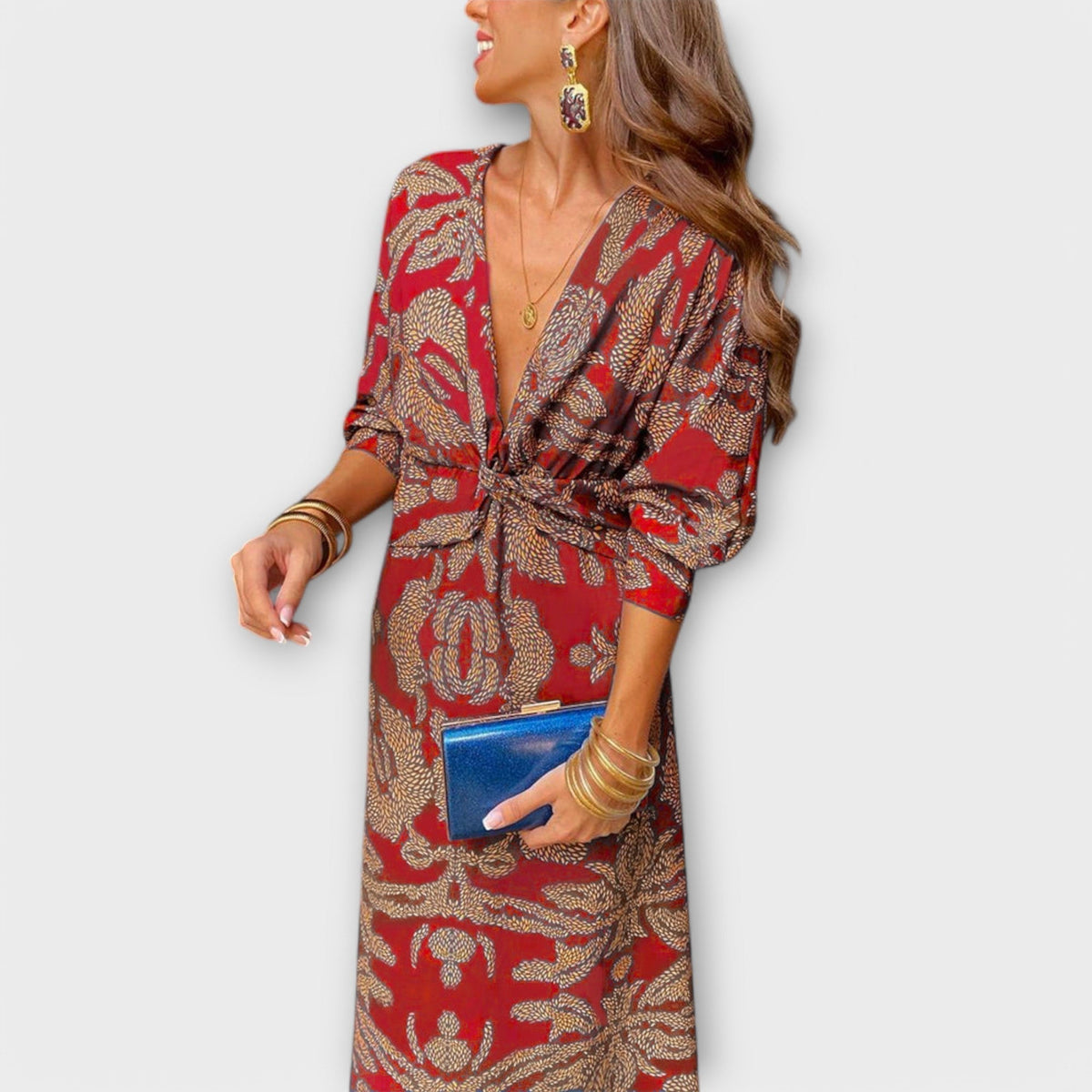 Oriana - Elegant Dress with Long Sleeves