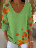 CLEMENCE | V-Neck Knit Sweater