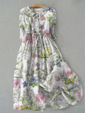 Barbara - Summer Floral A-Line Dress