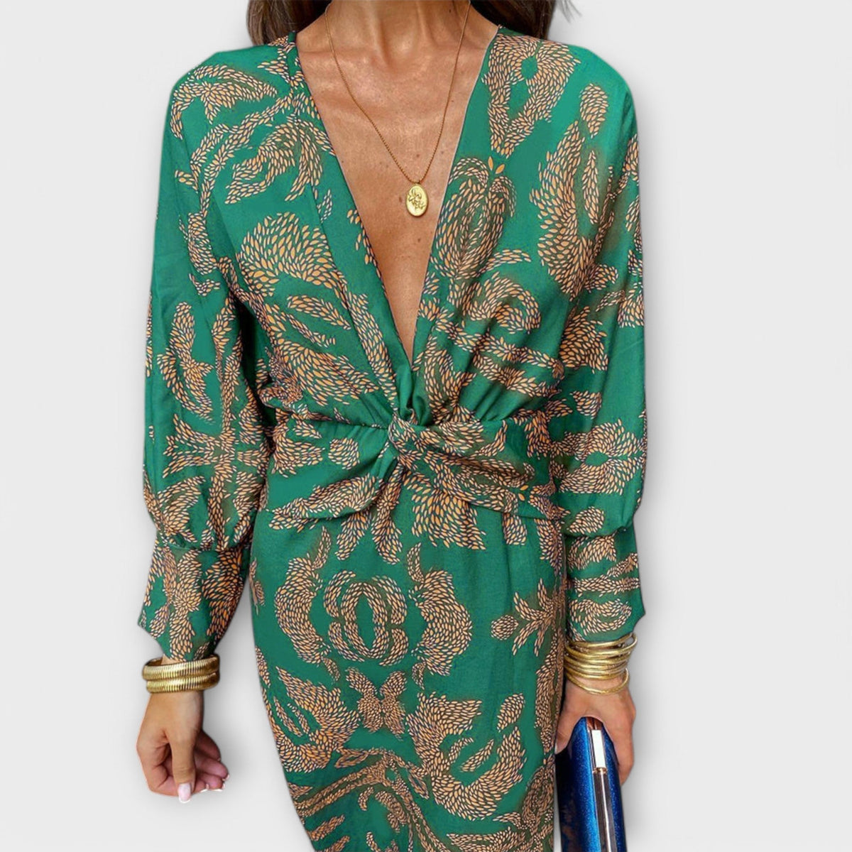 Oriana - Elegant Dress with Long Sleeves