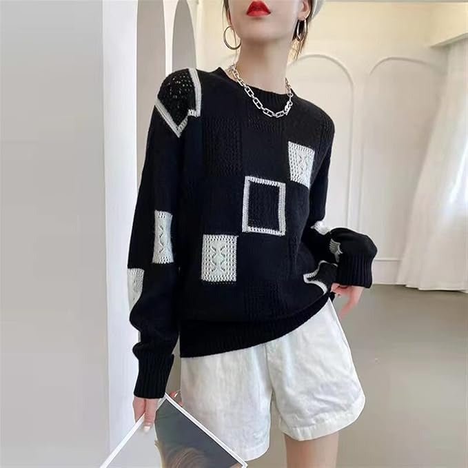 Portia | Chic Geometric Knit