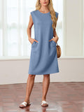 Debra | Loose Pocket Midi Dress