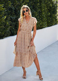 Melissa | Front Tie Detail Maxi Dress