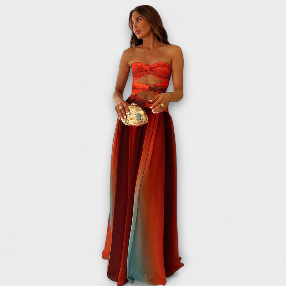 Laney - Strapless Maxi Dress