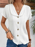 Sarah | Collared Butterfly Blouse