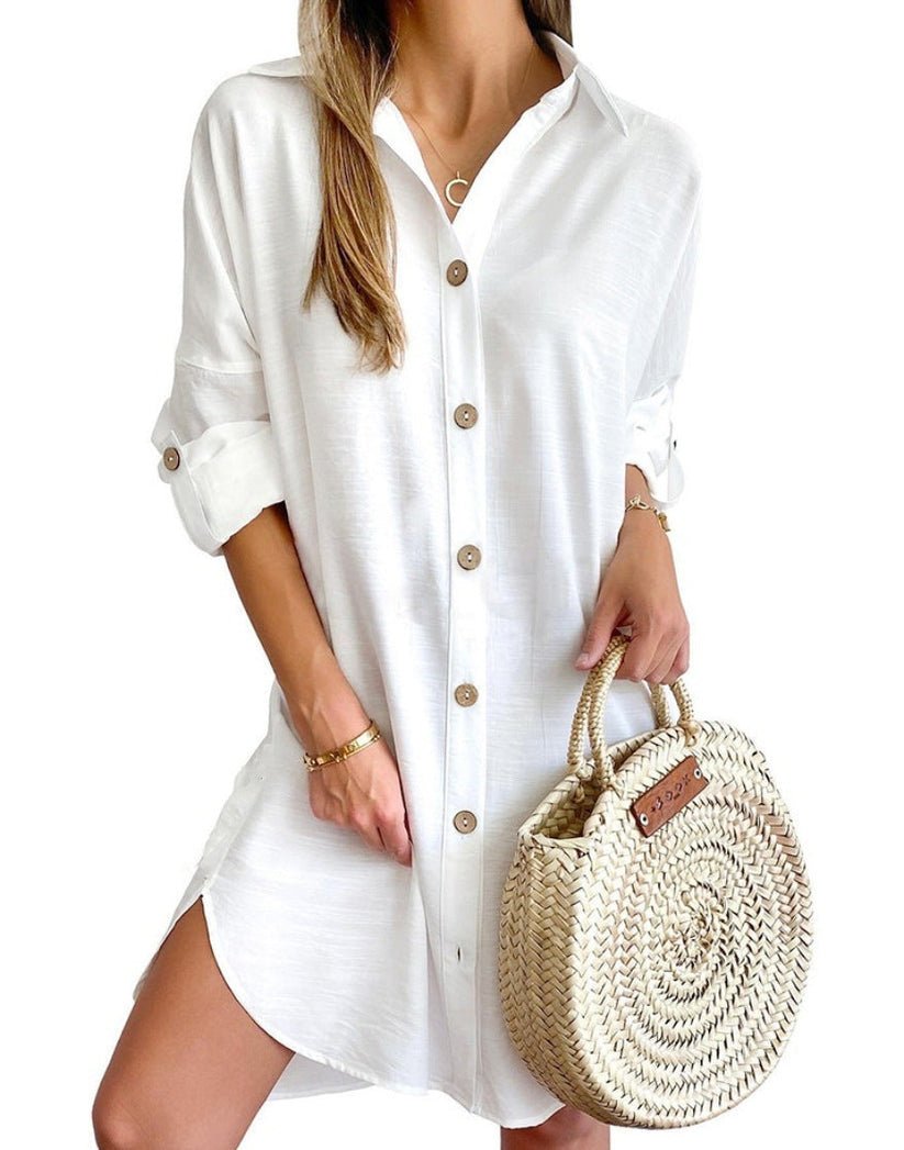 Beatrice | Chic Button Dress