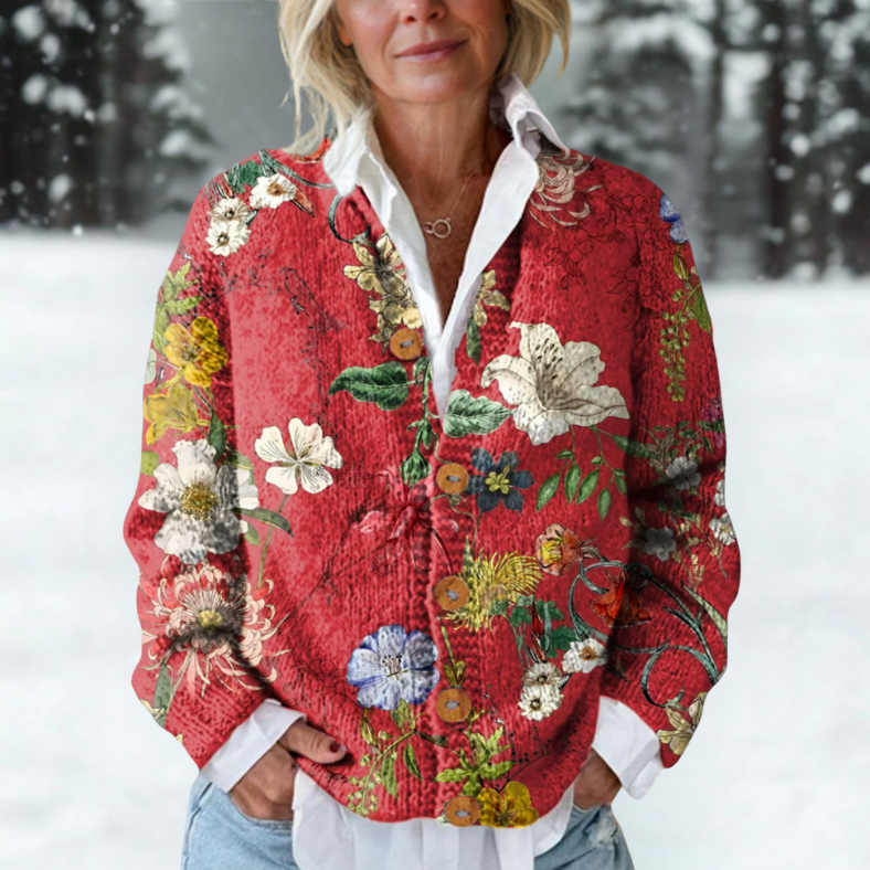 Isabelle | Cozy Knit Winter Cardigan