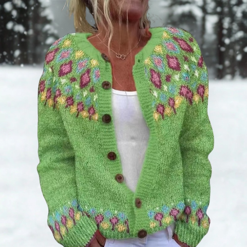 Yvonne | Cozy Knit Winter Cardigan