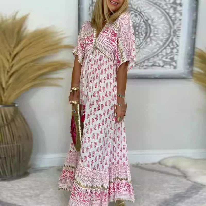 Mariala | Vibrant Bohemian Dress