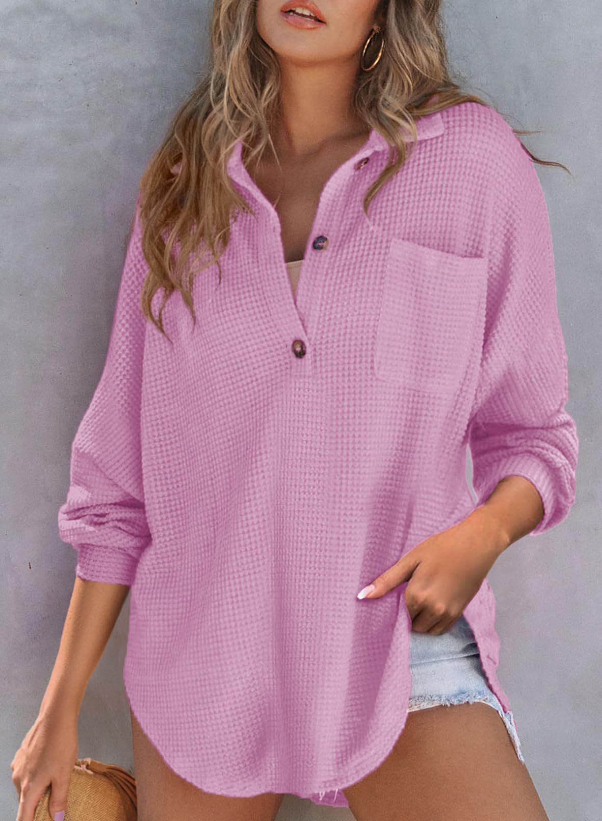Luisa | Chic Waffle Jacket