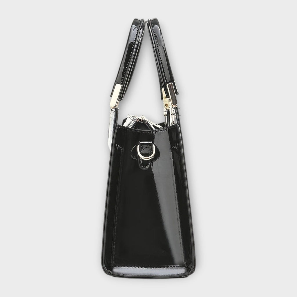 Madison - Glossy Crocodile Pattern Handbag