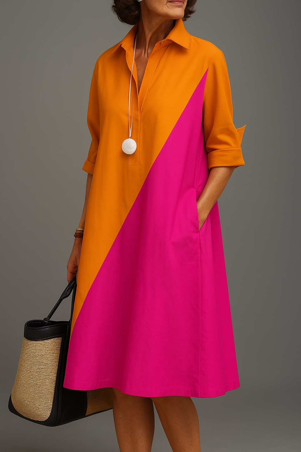 Jelene – Elegant Midi Dress for Effortless Refinement