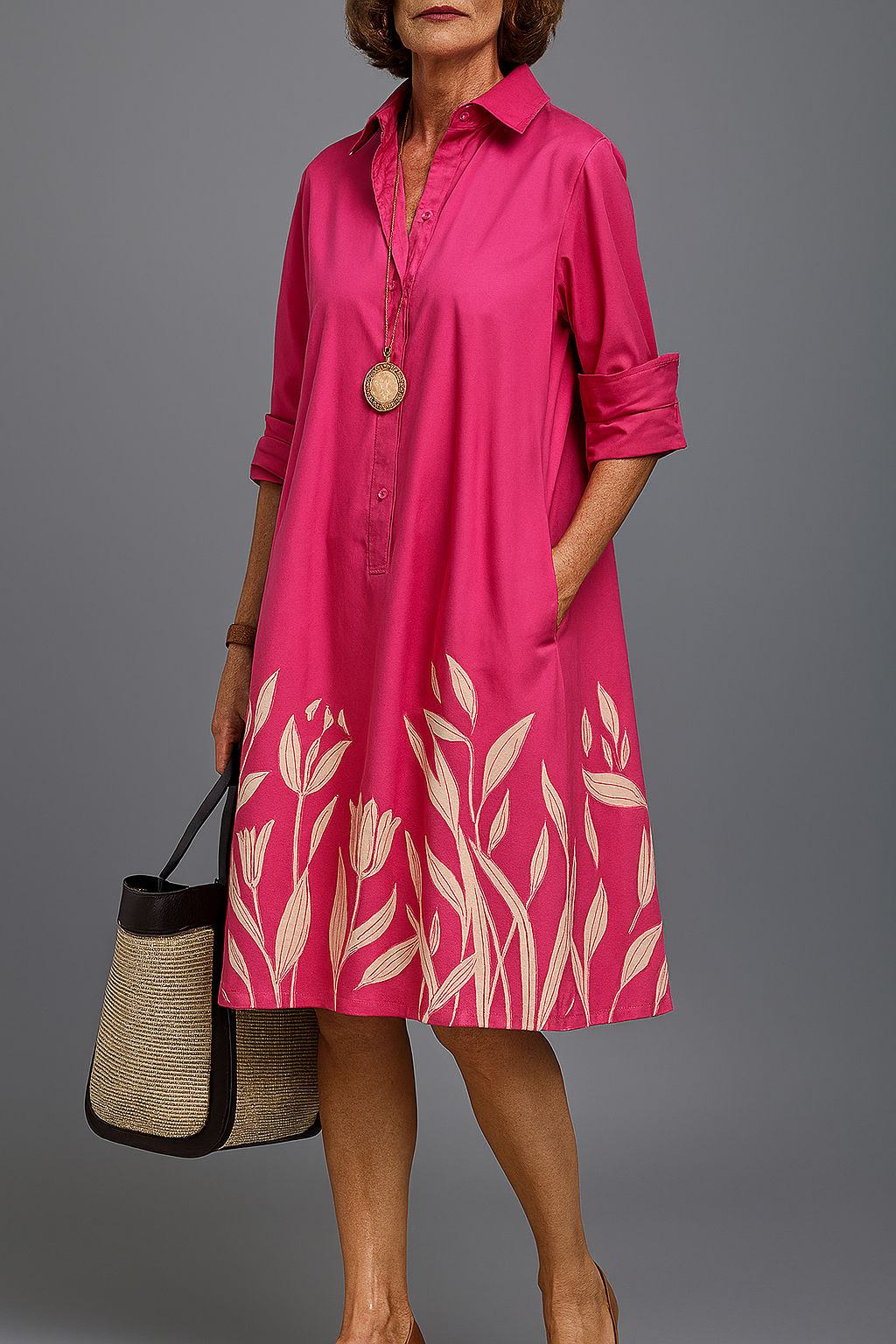 Jennifer – Luxe Midi Dress for Effortless Elegance