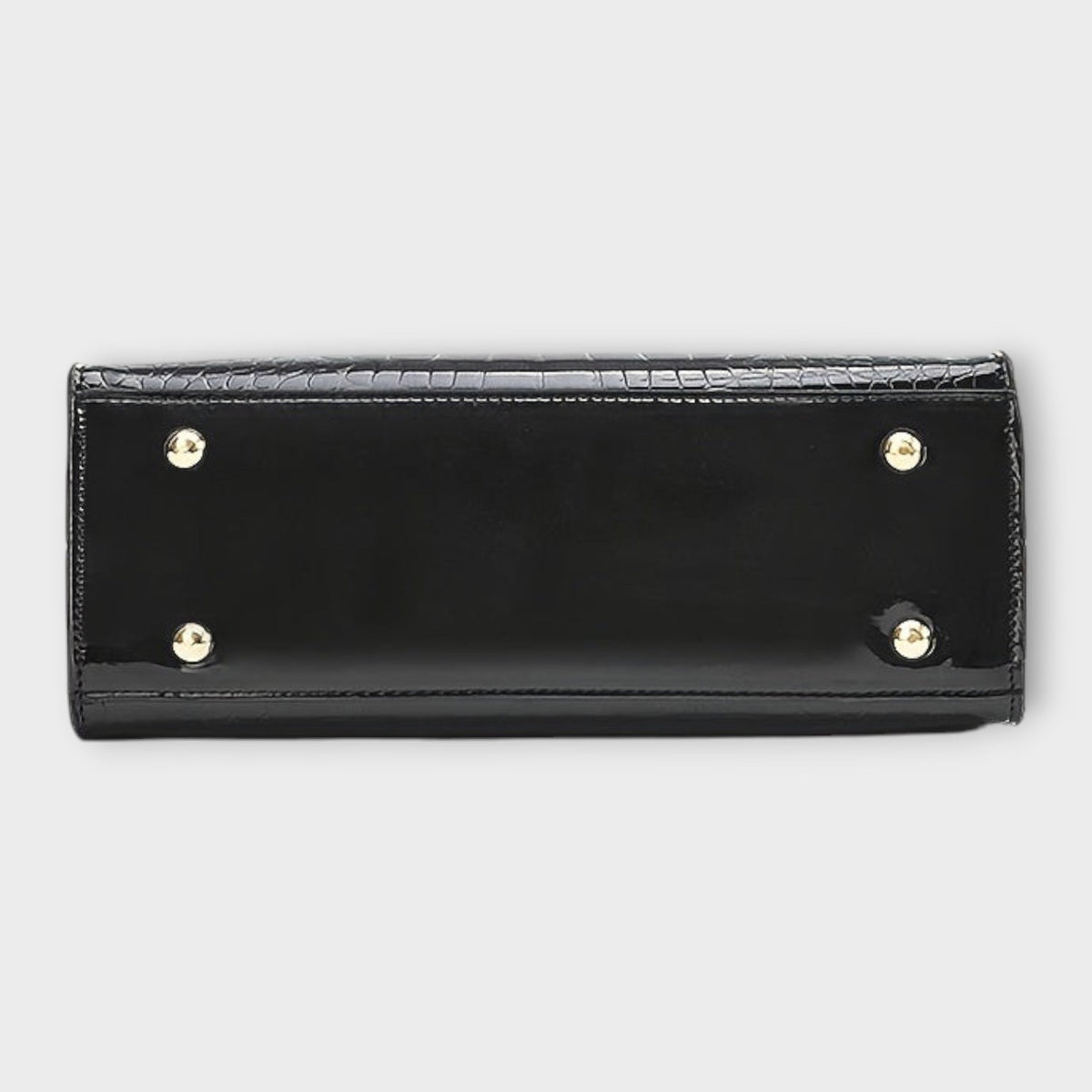 Madison - Glossy Crocodile Pattern Handbag