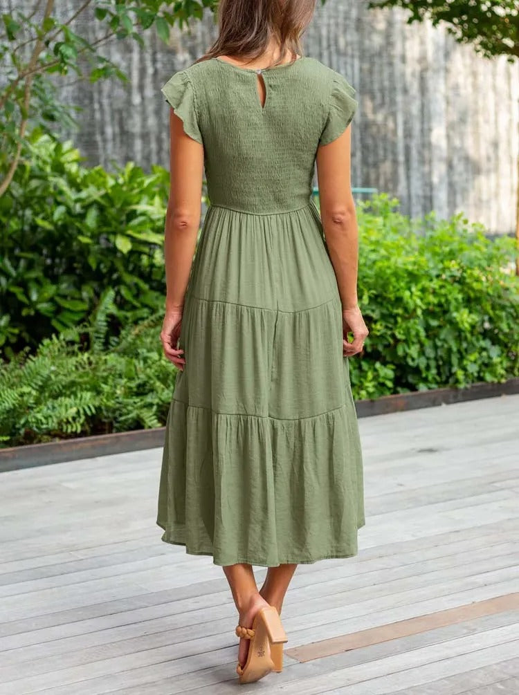 Marlene - Elegant Dress with Tummy Coverage