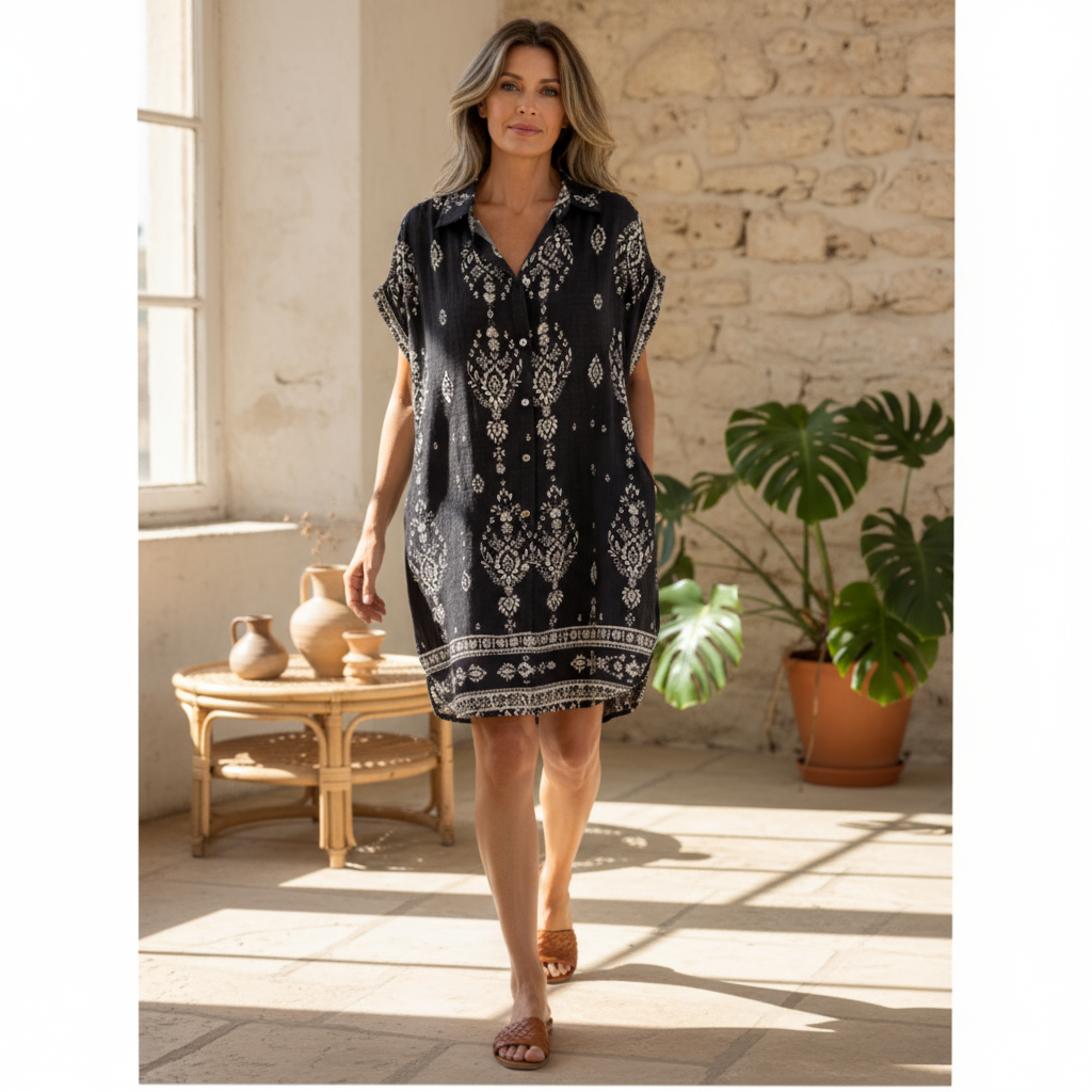 Mica - Vintage Boho Dress