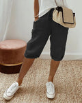 Zoe - Easy Wear Knee-Length Trousers