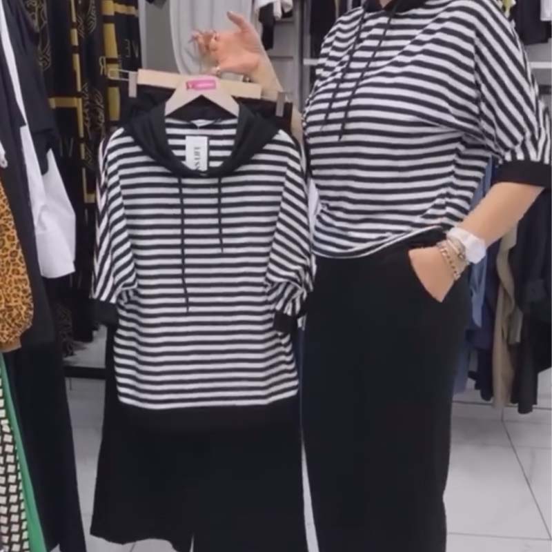 Janel | Modern Top & Pants Set