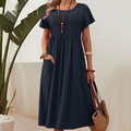 Hyacinth | Elegant Pleated Dress